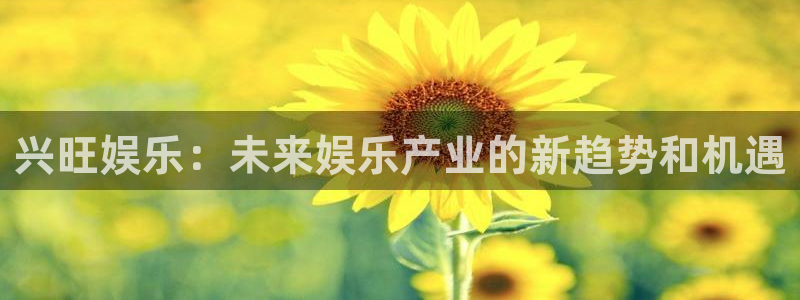 天天彩网站：兴旺娱乐：未来娱乐产业的新趋势和机遇