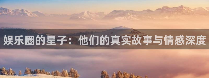 天天彩网：娱乐圈的星子：他们的真实故事与情感深度